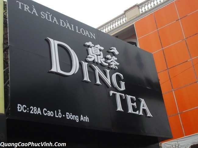 Biển quảng cáo Trà sữa Đài Loan Ding Tea - Quảng Cáo Phúc Vinh