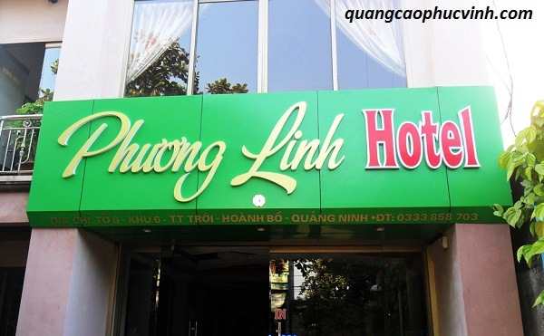 Biển quảng cáo Phương Linh Hotel - Quảng Cáo Phúc Vinh